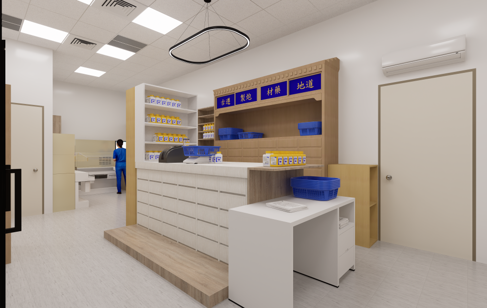 彰化秀傳醫院_門診中醫櫃台設計