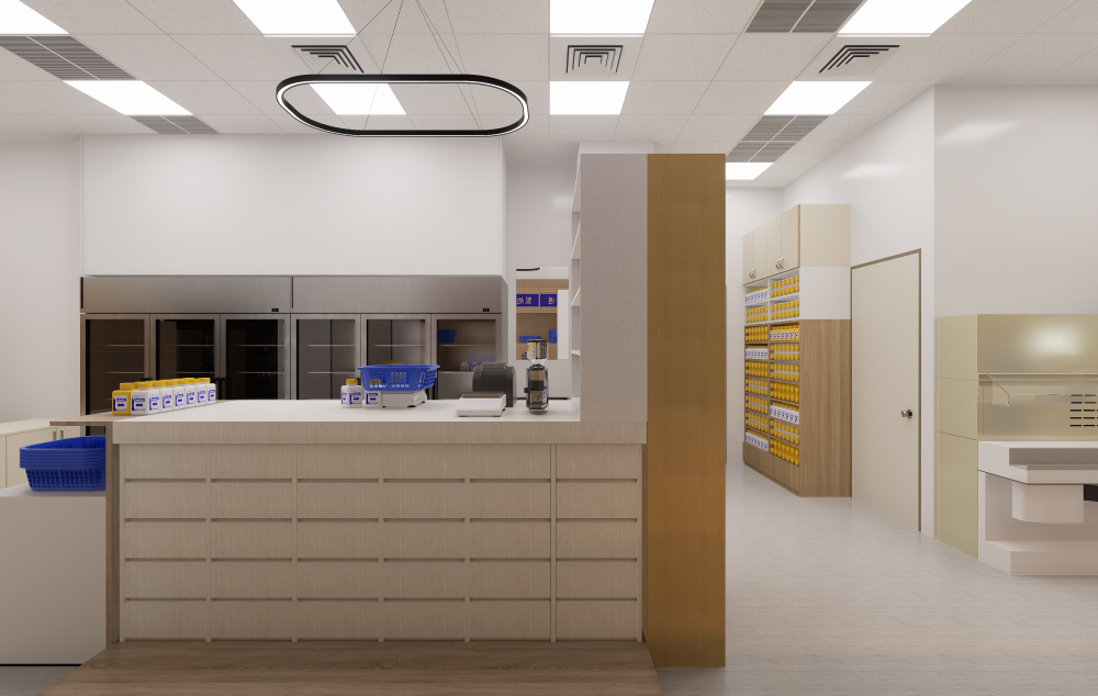 彰化秀傳醫院_門診中醫櫃台設計