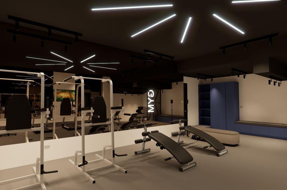 文山一分局B1F健身房裝修工程