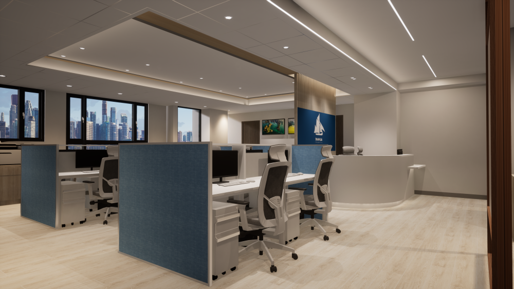 帆華旅行社裝修設計工程