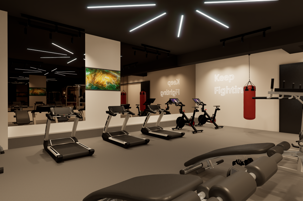 文山一分局B1F健身房裝修工程