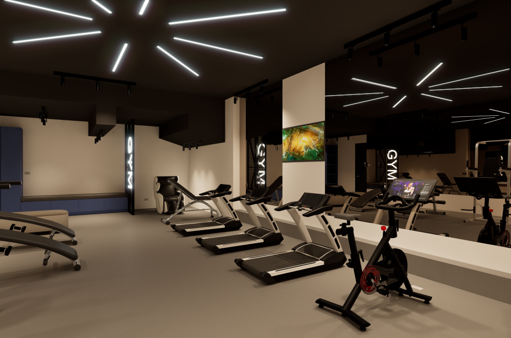 文山一分局B1F健身房裝修工程