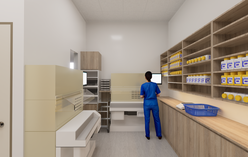 彰化秀傳醫院_門診中醫櫃台設計