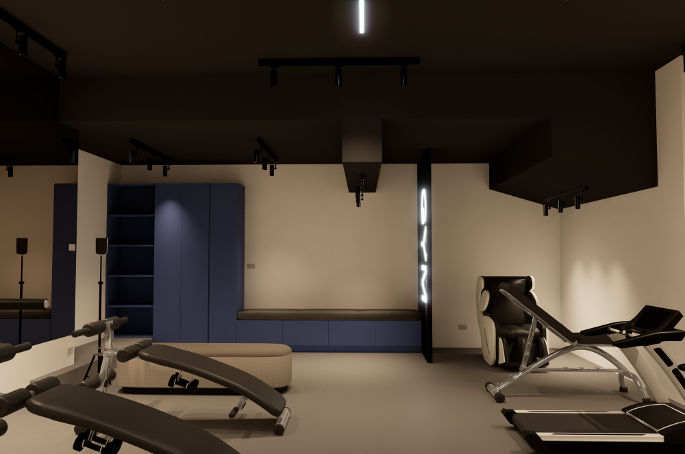 文山一分局B1F健身房裝修工程