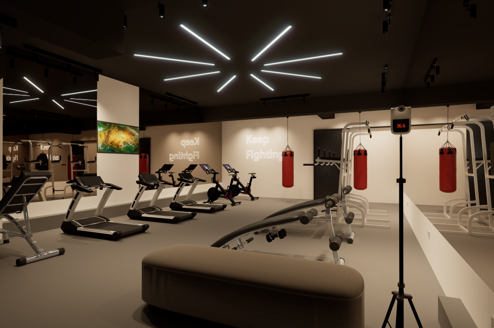 文山一分局B1F健身房裝修工程