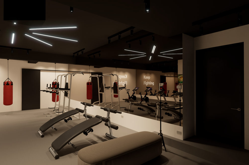 文山一分局B1F健身房裝修工程