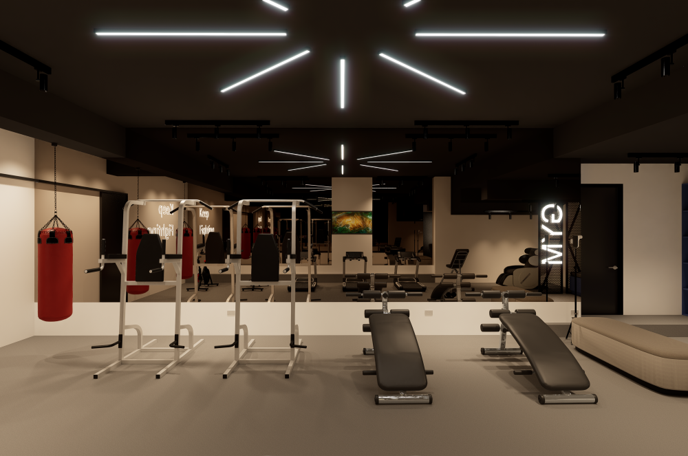 文山一分局B1F健身房裝修工程