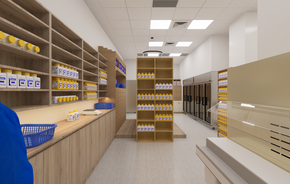 彰化秀傳醫院_門診中醫櫃台設計