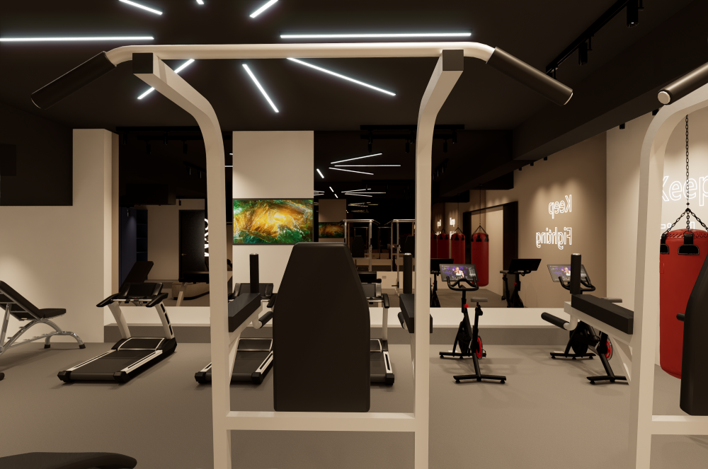 文山一分局B1F健身房裝修工程