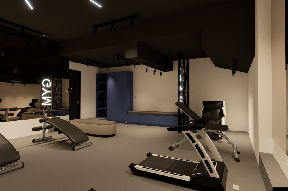 文山一分局B1F健身房裝修工程