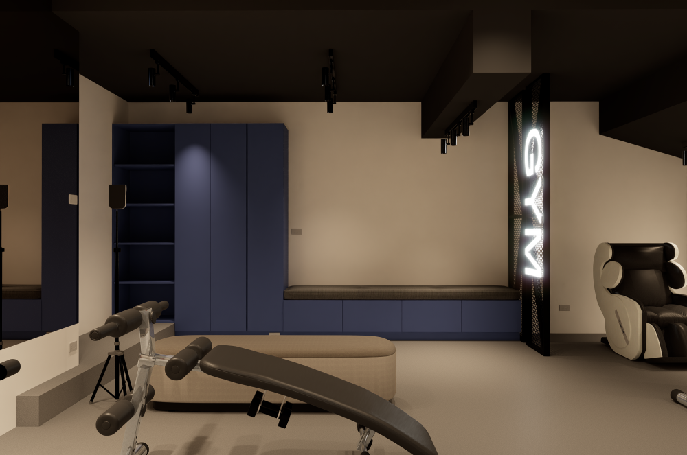 文山一分局B1F健身房裝修工程